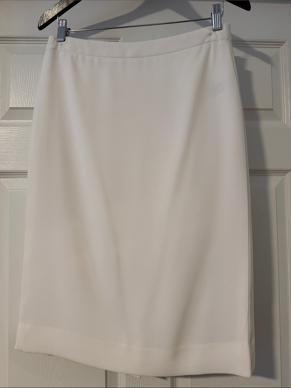 {J. Crew} Classic Off-White Women's Pencil Skirt